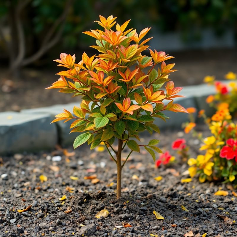 Faça uma mão plantando uma árvore na terra